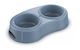 Georplast Plastic Food Bowl for Dog and Cat 2 x 1.2L 35x19x7cm