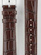 Hirsch Louisianalook Δερμάτινο Λουράκι Καφέ 20mm