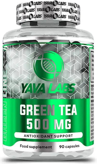 Yava Labs Green Tea 500mg Supplement for Immune System Support 90 Capsules