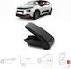 Rati Armster Car Armrest Console Made of Leatherette Universal Citroen C3 2017+ in Black Color