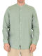 Camasa Barbati Maneca Lunga Regular Fit Mist Verde