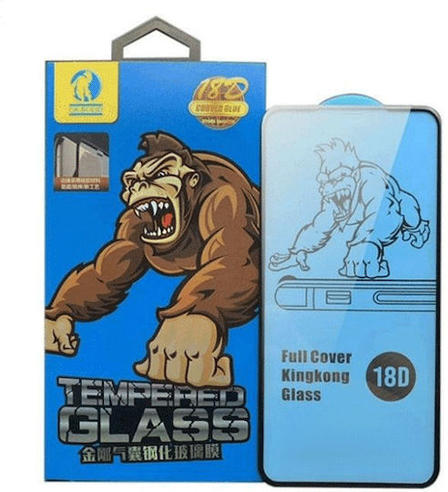 Full Glue Tempered Glass Black Huawei P30 Pro