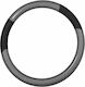 Car Steering Wheel Cover 37-39cm Pvc & Rubber Anti-Slip Black Grey Carbon Design Universal