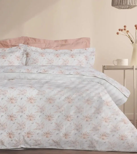 Das Home Daily Комплект Чаршафи Кралица 240x260см Cream 4 Броя