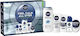 Nivea Skincare Calm All Over Skin Care Set for Body Cleaning and Moisturizing 5 Pieces