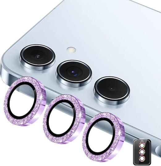 Samsung Galaxy A57 5g Enkay Camera Lens Protector Rings Purple