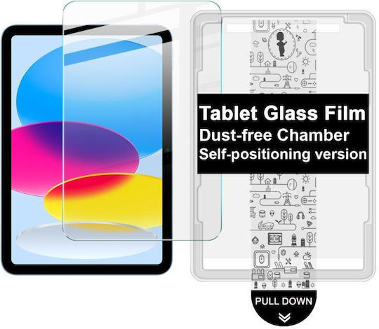 Ipad 2025 Imak Dust-free Chamber Locator Tablet Tempered Glass Film