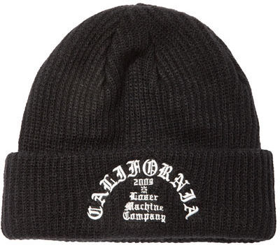 Beanie Unisex Strickmütze in Schwarz