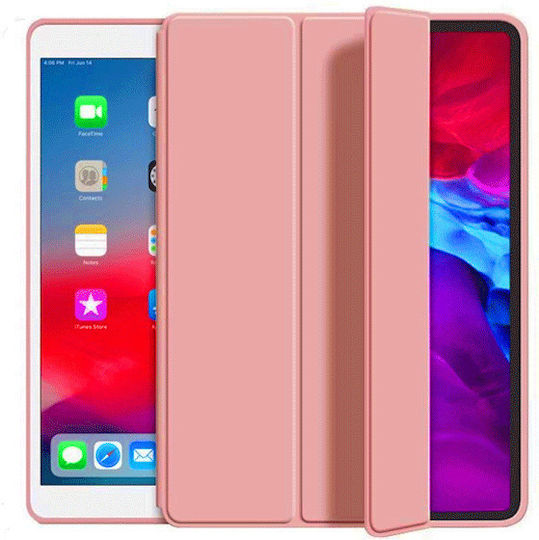 Slim Pd Smart Tri-fold Cover Hq Pen Case Samsung Tab A8 10.5 Rose Gold Tablet Case
