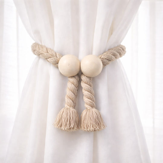 Lucktora Krawatten-Rücken Magnetisch aus Hölzernes Beige
