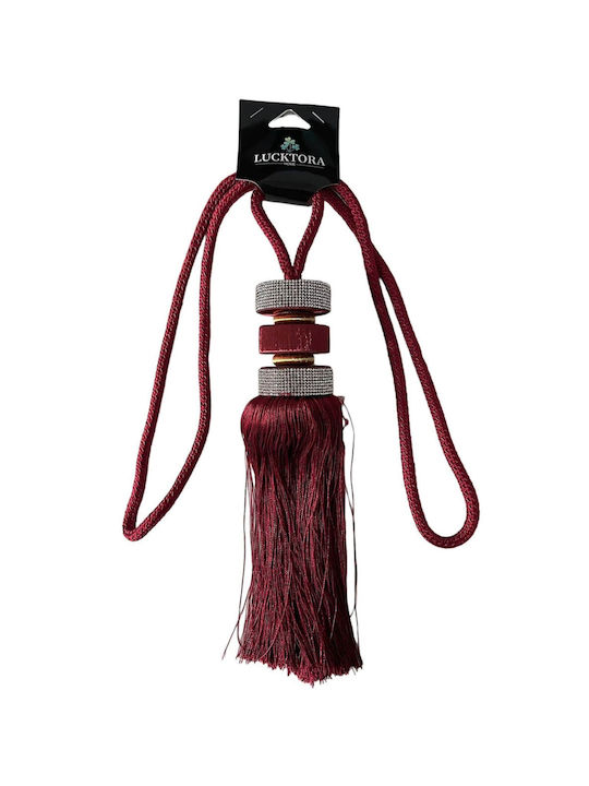 Lucktora Tie-Back Snur Burgund Suplimentar
