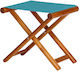 Marine Business Klapphocker Teak – Türkis