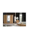 SteweHome Schlafzimmermöbel-Set 5 Stück Karydi Modernes Design Stauraum 160x200cm