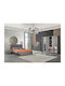 Stewehome Set De Mobilier Pentru Dormitor 5 Bucăți Gri 160x200cm