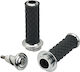 Biltwell Motorradlehenker Griffe Harley Davidson 1 Zoll Durchmesser Lenker Alumicore Griffe Chrom