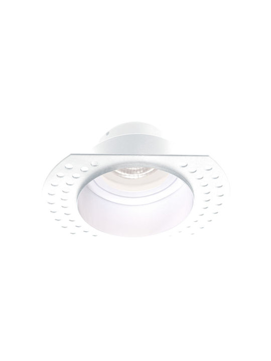 Zambelis Lights Recessed Spot with GU10 Bulb Base White