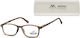Montana Eyewear Reading Glasses +3.50 In Brown Colour
