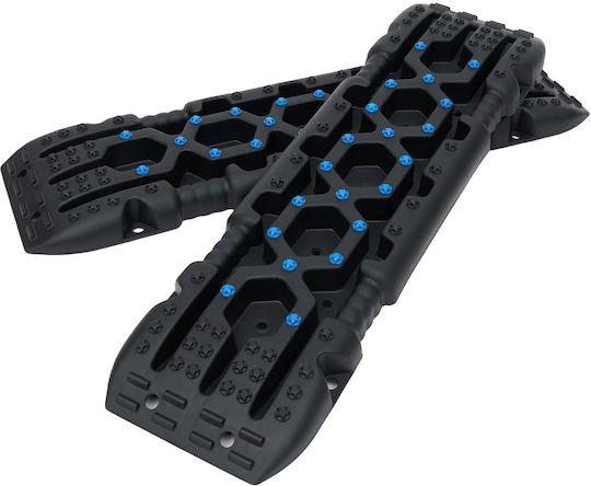 Set of 2 Anti-Slip Ramps Extra Tire Traction 104cm x 28cm