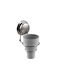 24home.gr Wall Mounted Cup Holder with Suction Cup White