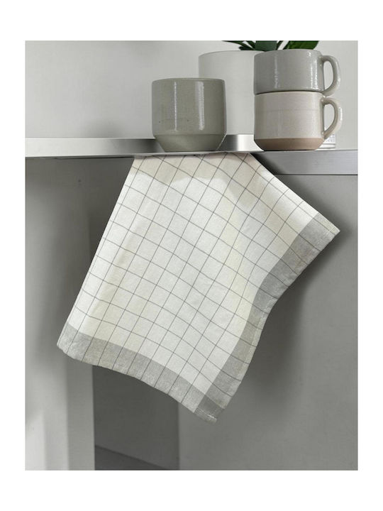 Linea Home Panel Πετσέτα Κουζίνας σε Γκρι Χρώμα 50x70cm