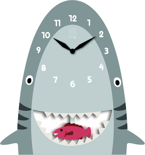 Mascagni Kinder Wanduhr Mit Pendel 26x27.5cm