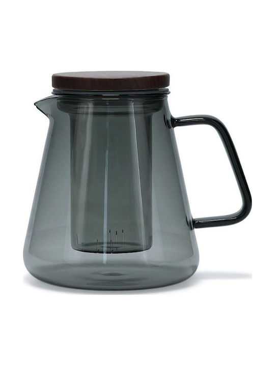 Salt & Pepper Чайник с Филтър Стъклен Сив 930ml