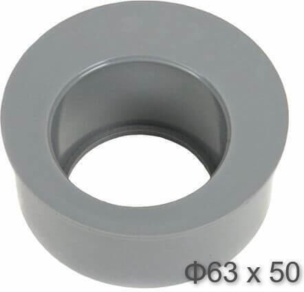 Palaplast Verschiedene Rohrverbindungen Kontraktion PVC Φ63 x Φ50