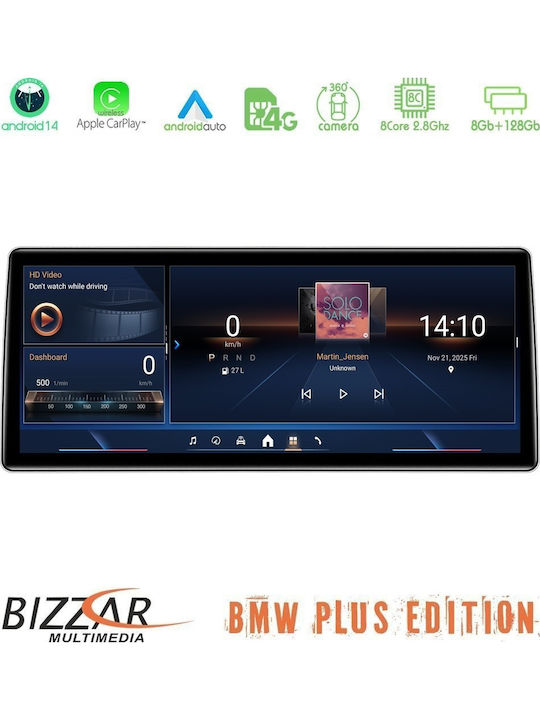 Bizzar Car Audio System for BMW Series 3 / F30 2013-2017 Bluetooth USB WiFi GPS Apple CarPlay Android Auto