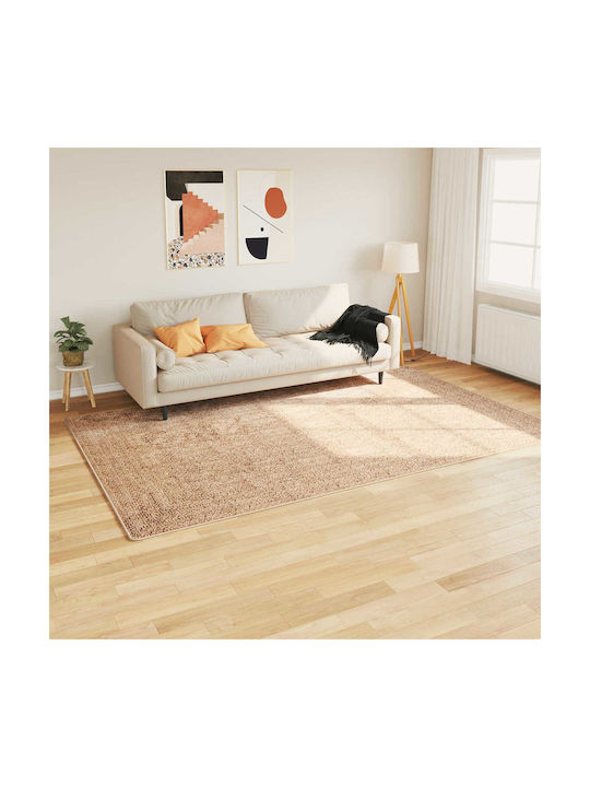 vidaXL Non-Slip Rectangular Yellow Rug 150x230cm