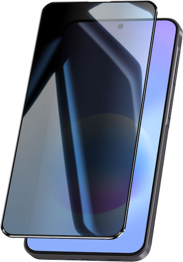 Avizar Анти-шпионски Защитен Екран Galaxy A57 В 9h Закалено Стъкло Прозрачен Черен