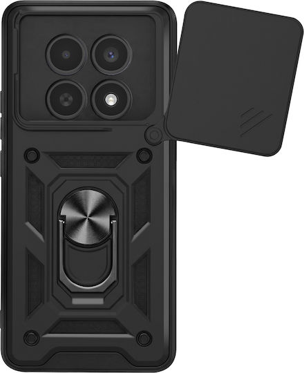 Mayaxess Ring Case Redmi Note 15 5g Sliding Camera Cover Black