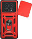 Mayaxess Ring Case Redmi Note 15 4g Sliding Camera Cover Red