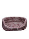 Pet Strom Dog Bed Sofa Burgundy 74x63cm