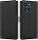 Tech-protect Wallet Motorola Moto G57 Power G67 Power Black