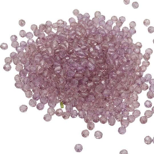 Crystal Beads 8mm 500g Gray
