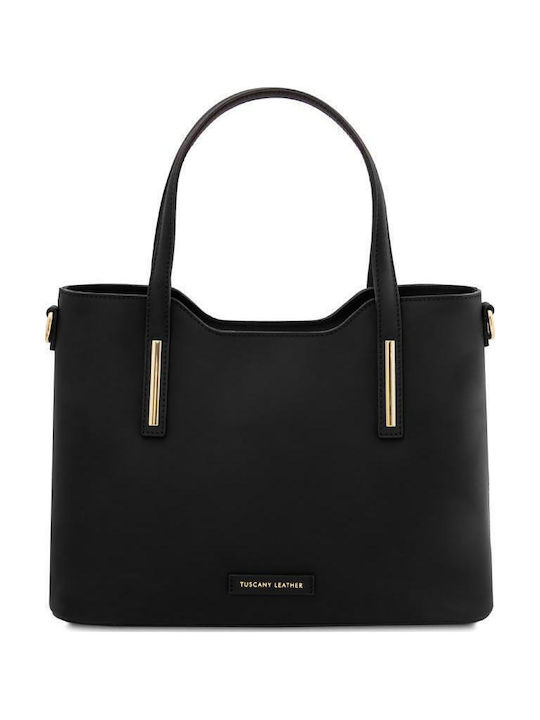 Olimpia Leather Women's Tote Handbag Black