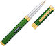Diplomat Stilou Medium 0.8mm Verde Cu Cerneală Verde