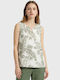 Women's Sleeveless Multicolour Top