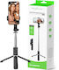 Rixus Rxsf06 Selfie-Stick Handy-Stative Bluetooth Schwarz
