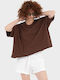 Γυναικείο T-shirt Brown