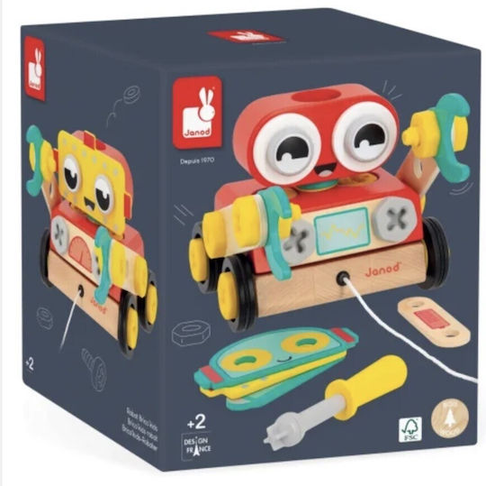 Janod Construction Toy Wooden Brico'kids for Children 2+ Years