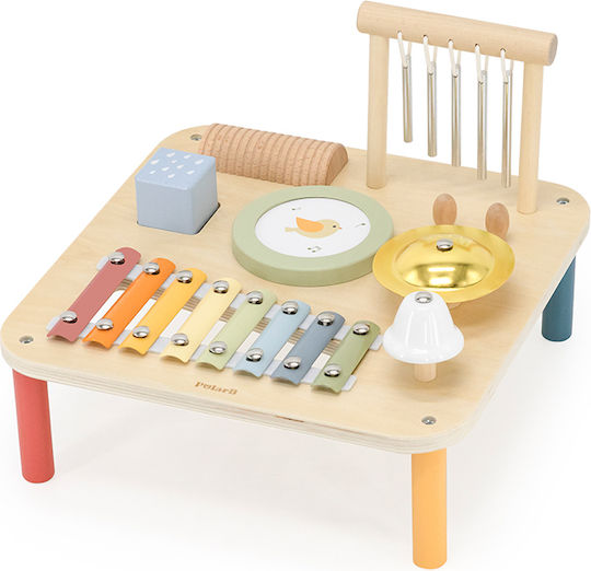 Viga Toys Τραπεζάκι Δραστηριοτήτων από Ξύλο με Μουσική και Ήχους