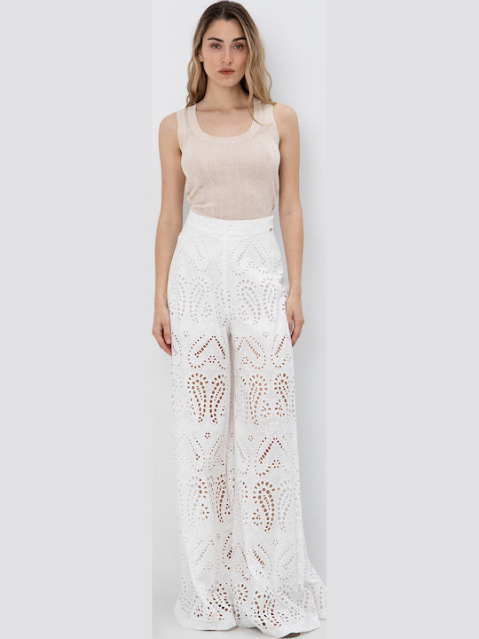 Women's Cotton Pantaloons Beige
