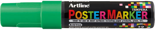 Artline Ανεξίτηλος Μαρκαδόρος Πράσινο 12mm