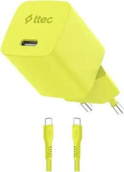 TTEC SmartCharger 45W With USB-C - USB-C Cable