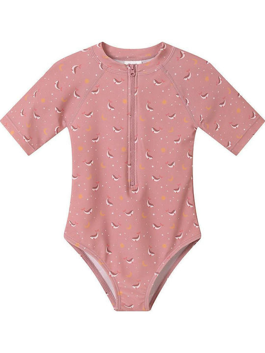 Tutete Kinder Badebekleidung Einteilig Mit Langen Ärmeln Pink Whale Tutete Kinder Badebekleidung Einteilig Mit Langen Ärmeln Pink Whale
