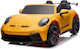 911 Gt3 Original Two Seater with Remote Control Licensed 24 Volt Yellow for Ages 3+