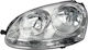 Carro Front Light Chrome Mirror E Depo Suitable For Vw Golf V Variant 2007-2009 1k5 1k6941029p Left 1 Piece