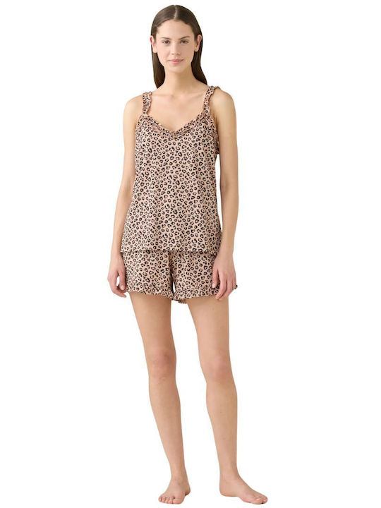 Noidinotte Καλοκαιρινό Babydoll Cafe' Creme