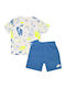 Kids Clothing Set with Shorts Summer 2 Pieces Blue Aop